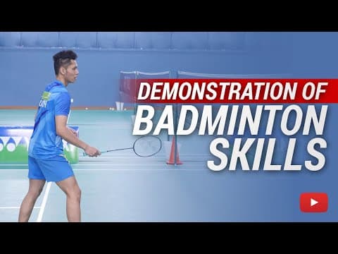 Badminton Demonstration of Skills (Drive, Clear, Drop, Lift, Net, Smash, etc.)  - Abhishek Ahlawat